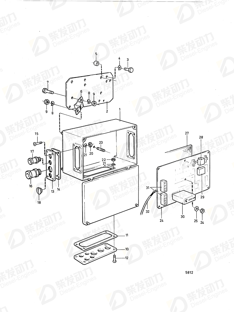 volvo penta Damping element 845463 Drawing volvo penta Damping element 845463 Drawing